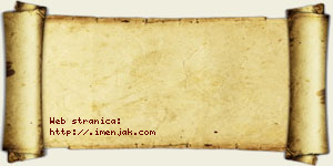 Blaža Jačović vizit kartica